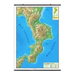 Carta Geografica Calabria