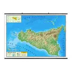 Carta Geografica Sicilia