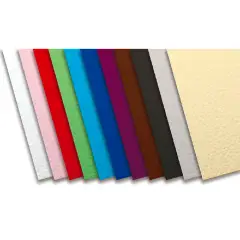 Cartoncino Premium Liscio-Ruvido 70x100 cm – 30 Fogli 220 gr/m² – Assortimento Integrativo
