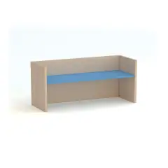 Panca Pluriuso Nido e Infanzia Kubò Betulla - Seduta Blu Orizzonte | Conforme CAM