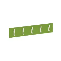 Attaccapanni Scuola con Appendini Kubò 5 Posti Verde Kiwi - Conforme CAM
