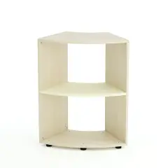 Mobile Scuola Kubò Betulla Curvo 60 Gradi H 90 cm. Ripiani Magnolia - Conforme CAM