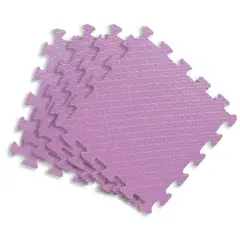 Tappetini Puzzle per Bambini in EVA 60x60 cm – Set 4 Pezzi Glicine