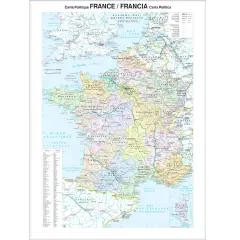 Carta Geografica Madrelingua Francia