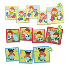 Sequenze Inclusive di Base, Gioco Educativo Percezione Cronologica, Serie 1