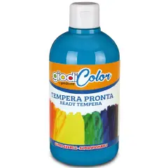Colore a Tempera per Bambini Giodicolor 500 ml. Ciano