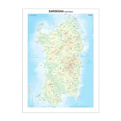 Carta Geografica Regionale Sardegna