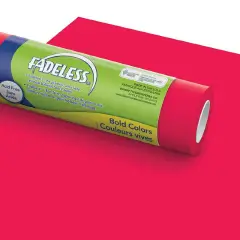 Carta per Sfondi Rosso 122 x 3,6 m – Rotolo di Carta per Scenografie e Fondali