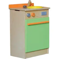 Lavello Green – Lavello Giocattolo in Legno per Bambini dai 3 Anni