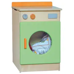 Lavatrice Green – Lavatrice Giocattolo in Legno per Bambini dai 3 Anni