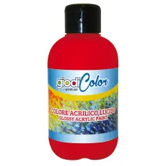Tempera Acrilica Giodicolor 250 ml - Rosso