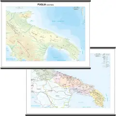Carta Geografica Regionale Puglia