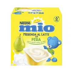 Merenda al Latte Pera Nestlé Mio 4x100g – Snack Nutriente e Gustoso per Bambini