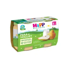 HIPP Omogeneizzato Merenda Bio Pera e Yogurt 125g x2