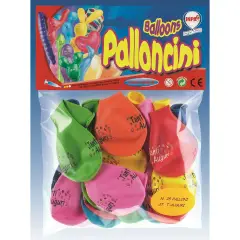 Palloncini Gonfiabili Busta 25 Pezzi Tanti Auguri
