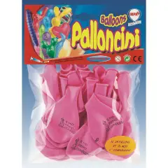 Palloncini Gonfiabili Compleanno Busta 25 Pezzi Rosa