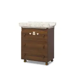 BAGNETTO FASCIATOIO TIPPY JOLIE 3 CASSETTI NOCE