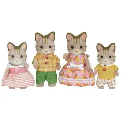Famiglia di Gatti Striati Sylvanian Families