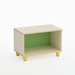 Mobile Scuola Infanzia Easy Line a Giorno Altezza cm. 49 Verde - Conforme CAM