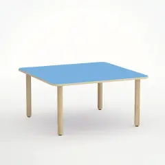Tavolo Forma Quadrato H 52 cm – Misura 2 - Blu Orizzonte - Conforme CAM