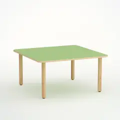 Tavolo Forma Quadrato H 52 cm – Misura 2 - Verde - Conforme CAM