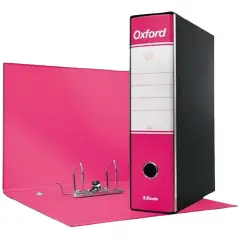 Registratore con Custodia Meccanismo a Leva Oxford Dorso 8  Fuxia