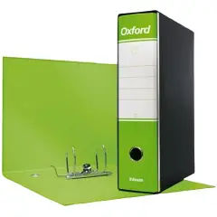 Registratore con Custodia Meccanismo a Leva Oxford Dorso 8 Lime