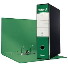 Registratore con Custodia Meccanismo a Leva Oxford Dorso 8 Verde