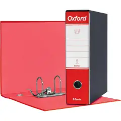 Raccoglitore a Leva Oxford Commerciale 23x30 Dorso 8 cm. Rosso