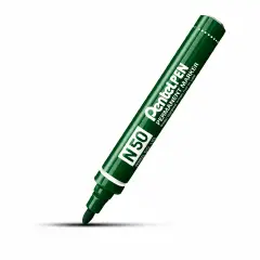 Marcatore Permanente con Punta Tonda Pentel Marker N50 Verde