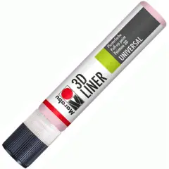 Pennarello a Rilievo 3D Liner Tridimensionale ml. 25 Rosso