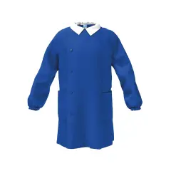 Grembiule Bambino Scuola Senza Ricamo Blu 6 Anni
