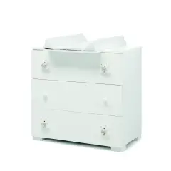 Comò Tato Bianco Tortora - Erbesi