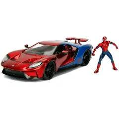 Marvel Spiderman Ford GT del 2017 1:24 Con Personaggio.