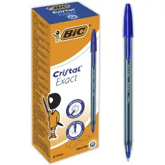 Penna BIC Cristal Exact - Blu punta fine 0,7 mm