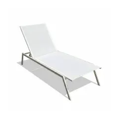 Lettino Playa Bianco – Eleganza e Comfort per il Tuo Relax Outdoor