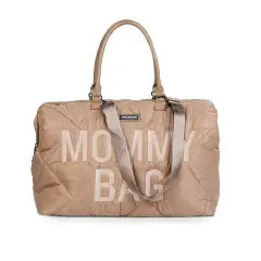 Mommy Bag Borsa Fasciatoio con Materassino Trapuntata Beige