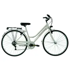 Bici Donna Bicicletta 28 Pollici Donna City Bike Panna