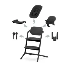 Seggiolone Lemo Set 4in1 Stunning Black Cybex