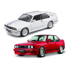 Auto 1:24 Bmw M3 E30 1988 Disponibile Rossa e  Bianca