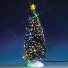 Albero Natalle Sempreverde Luce Multicolor Grande