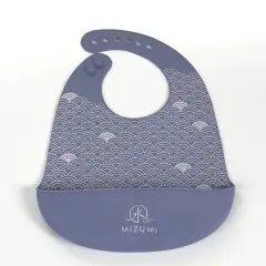 Mizu Baby Bavaglino in Silicone Blu Taiki