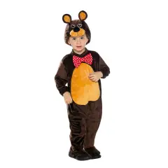Costume Orso Bruno Baby - Taglia 6/12 Mesi