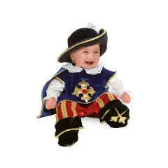 Costume Piccolo Moschettiere Superbaby - Taglia 6/9 Mesi