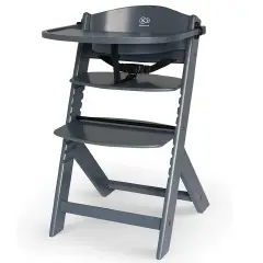 Seggiolone 3 in 1 Enock in Legno Grigio Kinderkraft