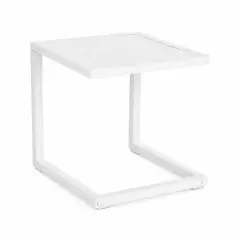 Tavolino Hilde 40x40 Bianco Bizzotto