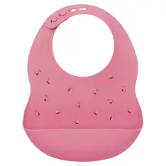 Bavaglino Morbido Stampato Rosa