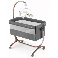 Culla Cullami Cam Antracite Stelline Telaio Bronzo Var.163