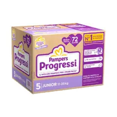 Pannolini Pampers Progressi Quadripack - Taglia 5 - 11-25 Kg - 72 Pezzi