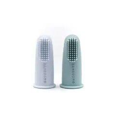 Bamboom Spazzolino in Silicone Blu Conf. da 2 Pezzi